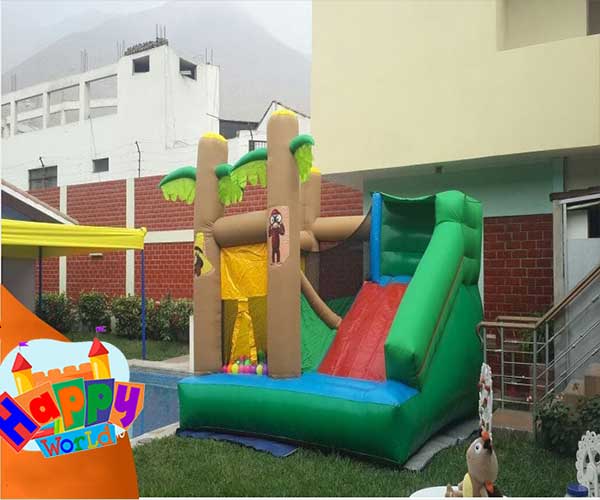juego inflable jungla