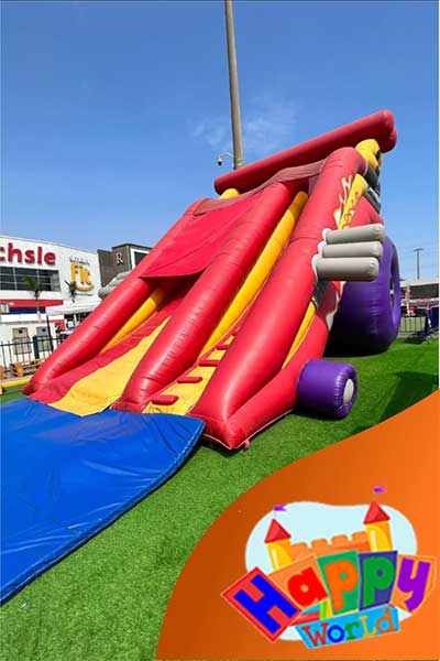 juego inflable rayo mcqueen carro