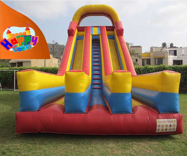 juego inflable tobogan doble slide
