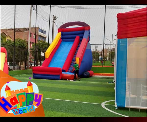 juego inflable tobogan extremo