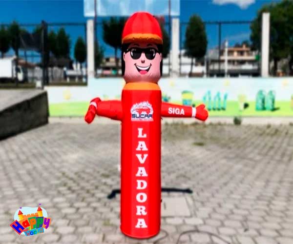 muñeco inflable jalador