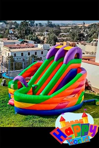 tobogan laberinto inflable alquiler